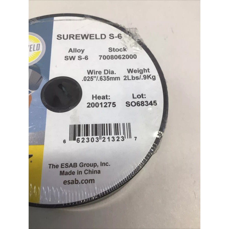 ESAB Sureweld S-6 MIG Welding Wire 2Lb Spool 0.023in Model