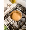 Küchenprofi Stainless Steel Saucepan with Clad Bottom, 8-Ounce,Silver