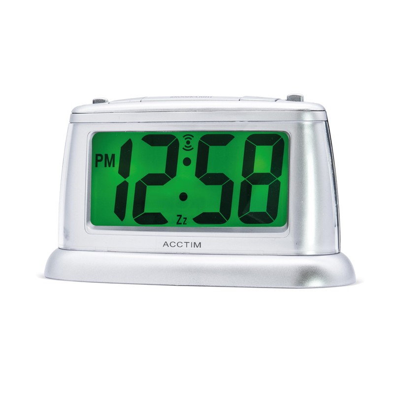 Acctim Juno Smartlite Digital Alarm Clock Smartlite® Crescendo Alarm (Silver)