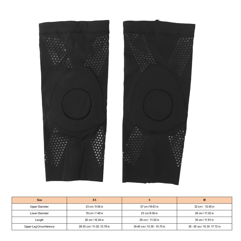 Anti Slip Knee Brace Professional Breathable Soft Silicone Shock Absorbing