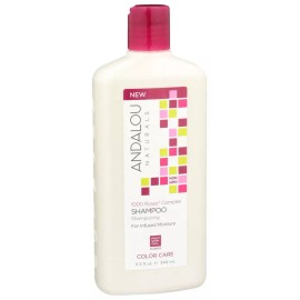 Andalou Naturals  Color Care Shampoo 1000 Roses Complex  1 Each  11.5 Oz