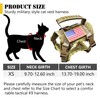 Tactical Cat Harness and Leash for Walking Escape Proof, Adjustable