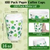 JarThenaAMCS 100 Sets 12oz St. Patrick’s Day Coffee Cups with