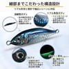 メタルジグ ベイトフィッシュ 4個セット ジギングルアー 夜光 ホログラム リアル造形 30g 40g 60g