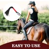 XUZOPIM Leather Whip Horse Whisk With Fringe Whip For Horse