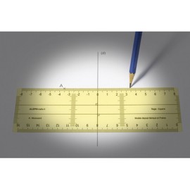 Aleph School Enrolment Set Ruler Large Model + Trigonometry Protractor + Round 360° Protractor