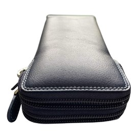 Graffiti Golunski Leather Double Glasses Specs Spectacles Case - Sky