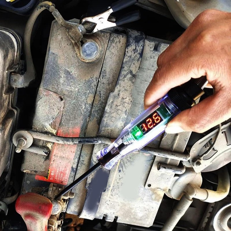 Probador de Corriente Automotriz, 6 a 48 V Probador de