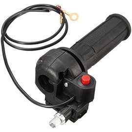 CoCocina Throttle Grip Assembly with Kill Switch, Black Handlebar Control for Mini Dirt Bike, 47cc 49cc Models