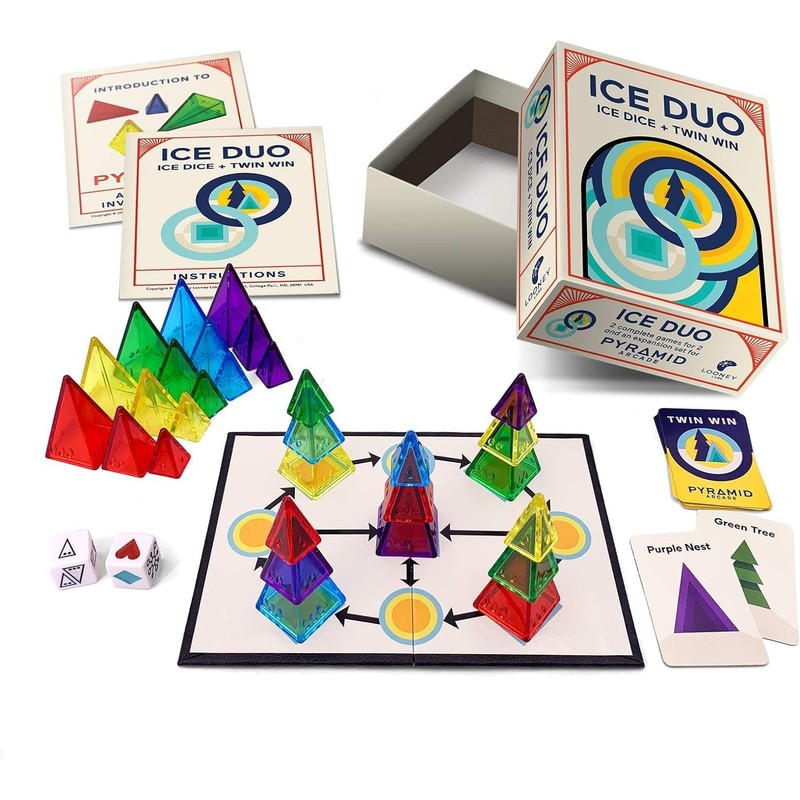 Ice Duo Board Game - Press-Your-Luck Adventure and Hidden-Goal Challenge