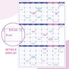 Wall Planner Undated - Large Three Monthly Dry Erase Reusable