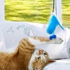 Pai Sence 12pcs Cat Feather Toys with Bells Blue for