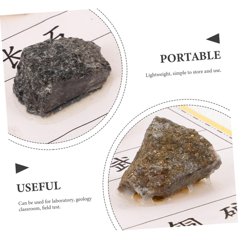 KICHOUSE Geology Classroom Essential 12 Piece Mineral Rock Specimen Kit