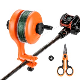 RUNCL Fishing Line Winder, Portable Fishing Line Spooling Tool for Casting Reels – Line Winder Fishing Reels Without Line Twist, Great Fishing Gifts