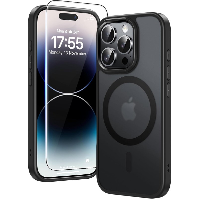 TAURI Funda para iPhone 15 6.1 Pulgadas con Mica -