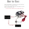 Lsgoodcare 120W Semiconductor Refrigeration Cooler Kit DIY Peltier Cooler 12V