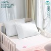 Travel Pillow Case 12x16 Size Egyptian Cotton Set of 2