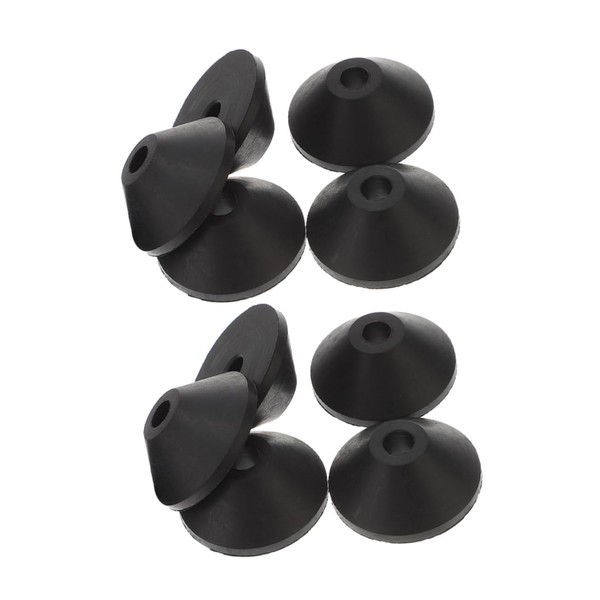 WHAMVOX 10pcs Rubber Toilet Tank Washers Conical Gasket for Leak