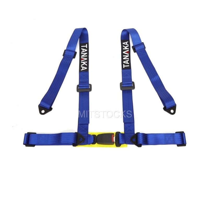 TANAKA 1 TANAKA UNIVERSAL BLUE 4 POINT BUCKLE RACING SEAT