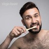 Virgin Forest 10 Pcs Soft Bristles Bamboo Toothbrush, Biodegradable Natural