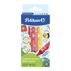 Pelikan Crayones Regulares con 12 Piezas