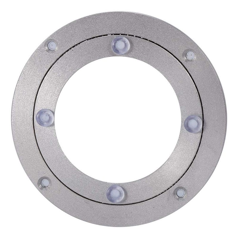 ochun Rotating Stand, Round Shelf, Aluminum Alloy, Rotating Turntable, Smooth