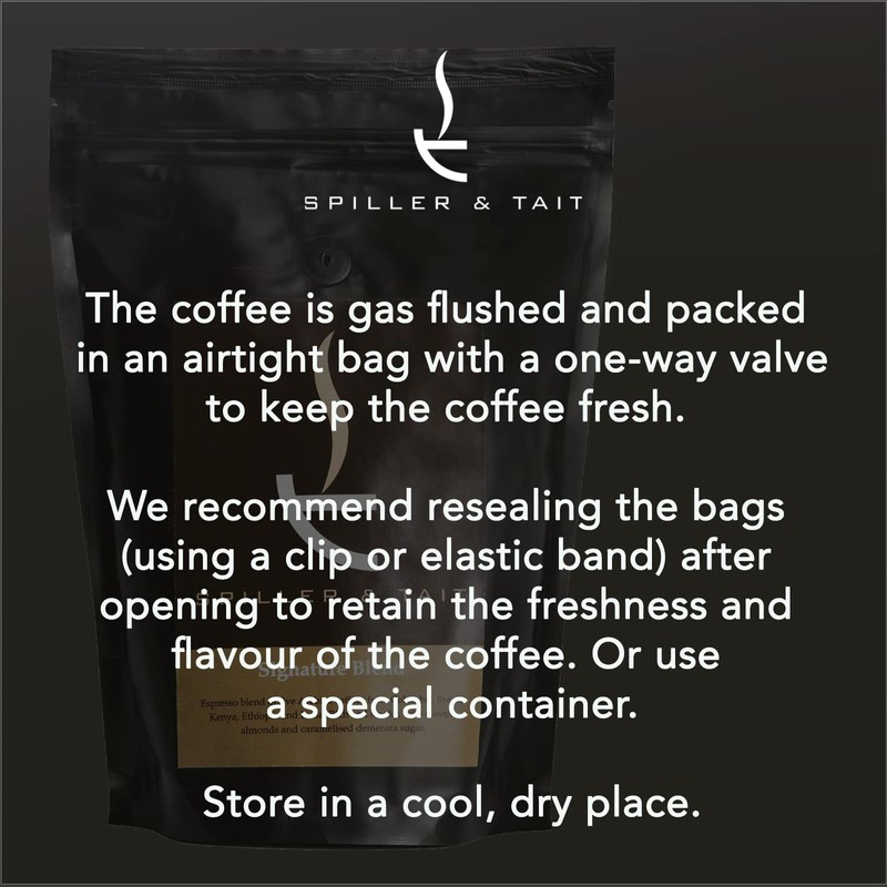 Spiller & Tait Signature Blend - Ground Coffee 500g Bag