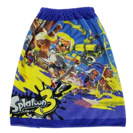 Marushin 23.6 inches (60 cm) Rolled Towel, Splatoon 3, Play Summer, Antibacterial Treatment, UV Protection, for Boys, 4525002900