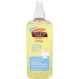 Palmer's Cocoa Butter Formula Aceite para Bebé con Manteca de Cacao, Aceite de Argán y Vitamina E, Aceite de Masaje, 48 horas de Humectación, Dermatológicamente Probado, Hipoalergénico, 150ml
