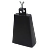 Cowbell, Percussion 6 Inch Metal Black Cowbell Drum Accessory with