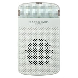 Safeguard Supply Business Door Entry Chime with Plug in Doorbell Receiver - 95dB, Door Chime for Business When Entering, 4000 Feet, Flashing Strobe Entry Alert Chime