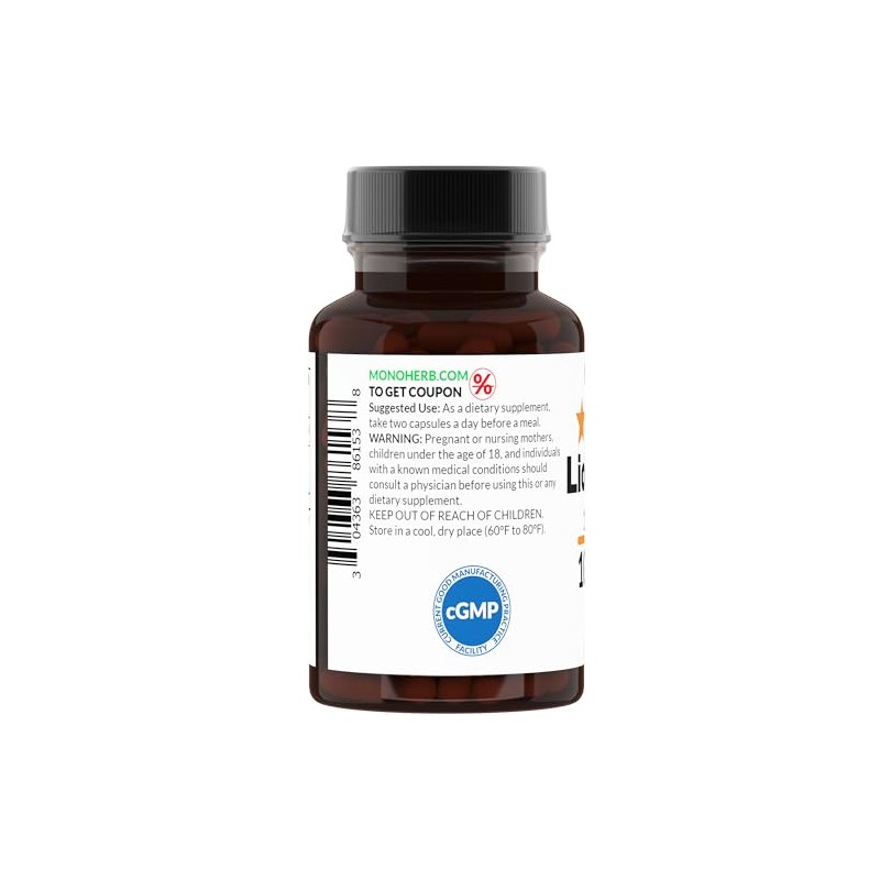 MONOHERB Extracto De Hongo Melena De León 1000 Mg -