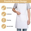 AOROPS Chef's Hat Apron Set, Adjustable Bib Apron, Cooking Apron,