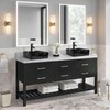 Rectangular Ceramic Bathroom Vessel Sink BA037