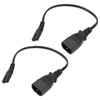 IEC320 C14 Male to IEC320 C7 Female Power Adapter Cable