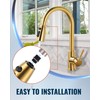 Kitchen Faucet Head Replacement:Stainless Steel Spray Head,3 Modes Pull Out
