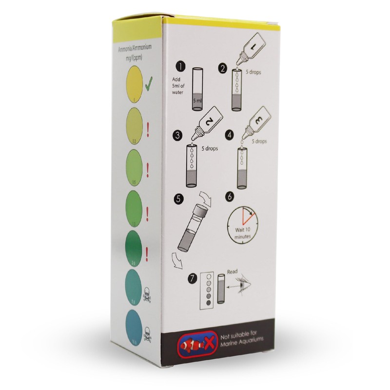 NT Labs Ammonia Test Kit, Aquarium Water Test Kit, Pond