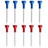 Golf Tees Long 10pcs 85mm Plastic Tees Stable Rubber Head
