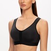 MELENECA Women's Posture Bra Front Closure Bra Without Underwire and
