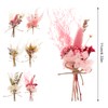 Heyu-Lotus 6 Bundles Mini Dried Bouquet, Dried Flowers for Crafts,