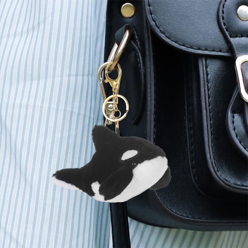 Alasum Killer Whale Plush Keychain Set of 2 Sea Animal