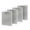 4-Pack Range Hood Grease Filter Compatible with Whirlpool Jenn-Air KitchenAid,