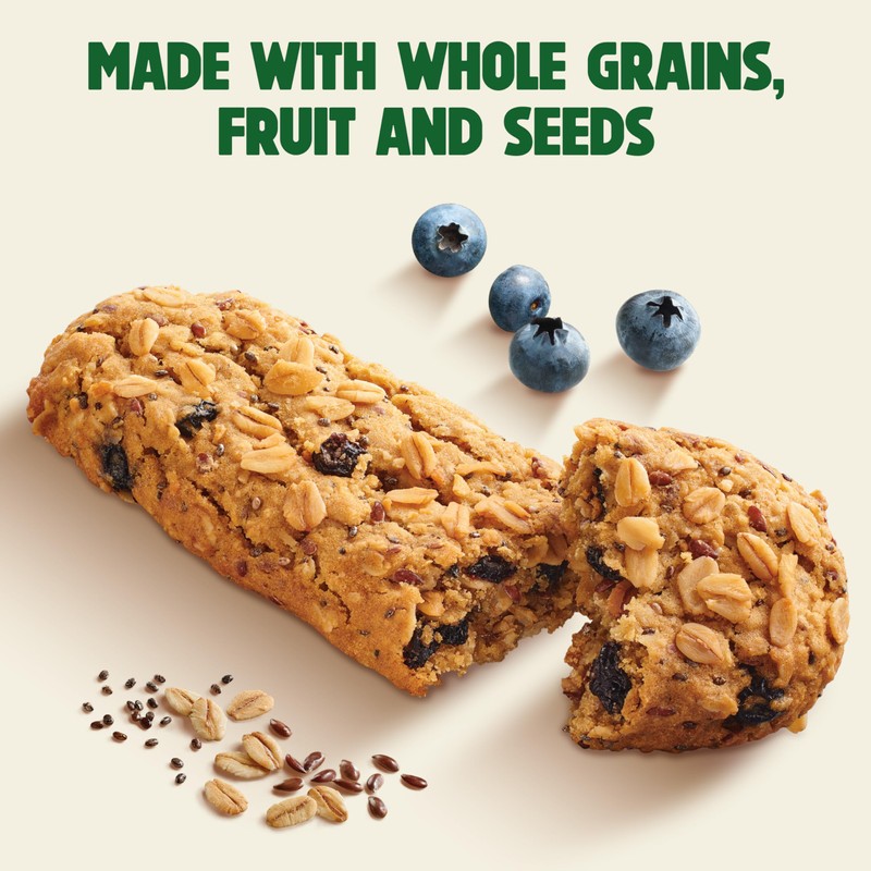 Nature Valley Soft Baked Breakfast Bars, Blueberry Oat, Morning Snacks,