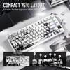 ATTACK SHARK X820ULTRA Wireless Gaming Mechanical Keyboard with TFT Smart