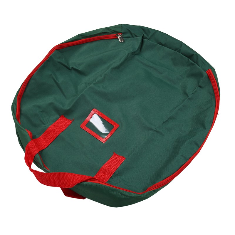Christmas Wreath Storage Bag 600D Oxford Cloth Waterproof Tear Resistant