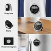 dretec Kitchen Timer Stopwatch Magnetic Waterproof with Clock, Chrome Plated