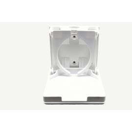 MARINE CITY White ABC Plastic Adjustable Arms Folding Cup Drink Holder (2-5/8 to 3-1/2 Inches) for Ships – Marines – Watercrafts – RVs (Pack of 1)