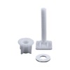 SagaSave 2 Pcs Toilet Seat Screws Plastic Square Toilet Seat
