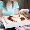 Funnymoom 10 Pcs Full Sheet Cake Box with Window Large