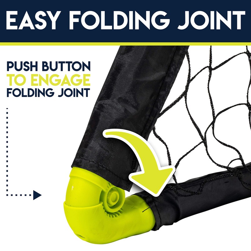 Franklin Sports Kids Mini Soccer Goal Set - Backyard/Indoor Mini